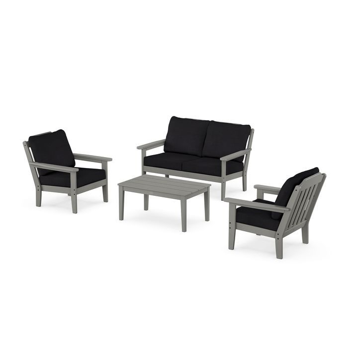 Country Living 4-Piece Deep Seating Set with Loveseat