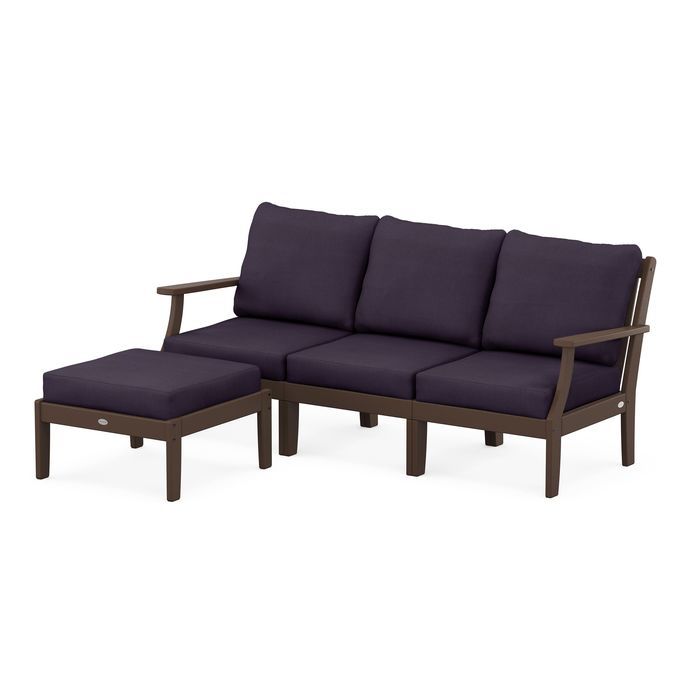 Braxton Modular 4-Piece Deep Seating Set with Ottoman