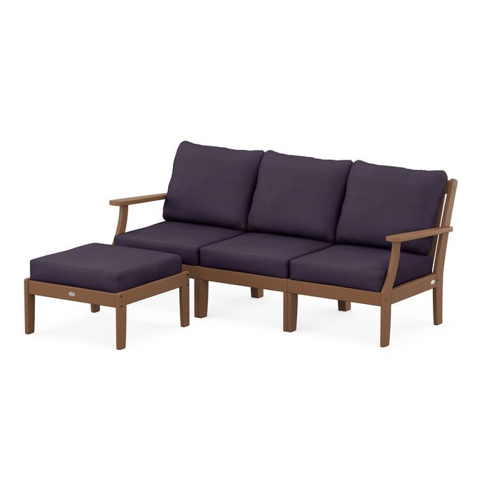Braxton Modular 4-Piece Deep Seating Set with Ottoman
