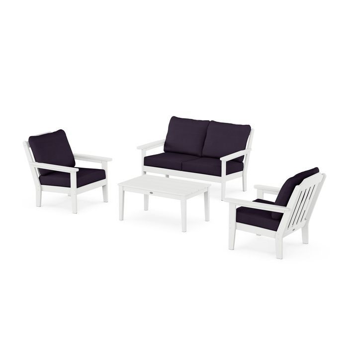 Country Living 4-Piece Deep Seating Set with Loveseat