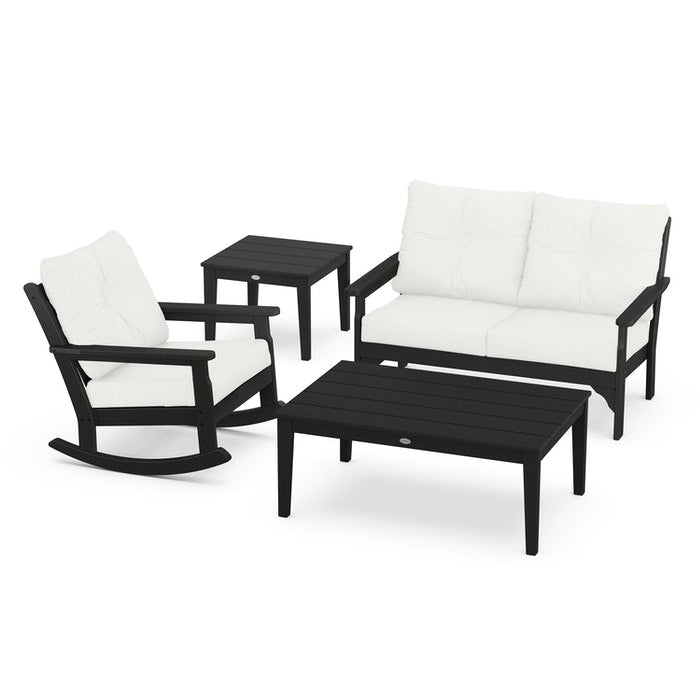 Vineyard 4-Piece Deep Seating Rocking Chair Set