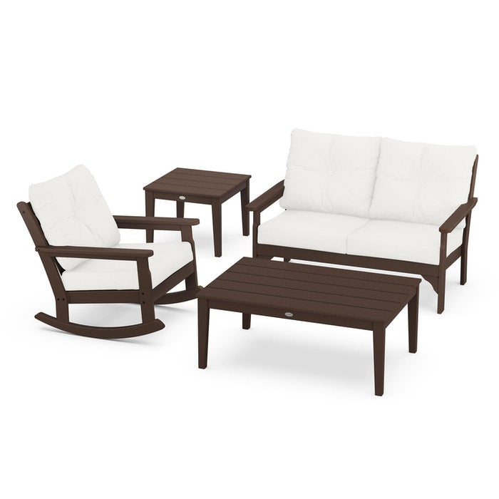 Vineyard 4-Piece Deep Seating Rocking Chair Set