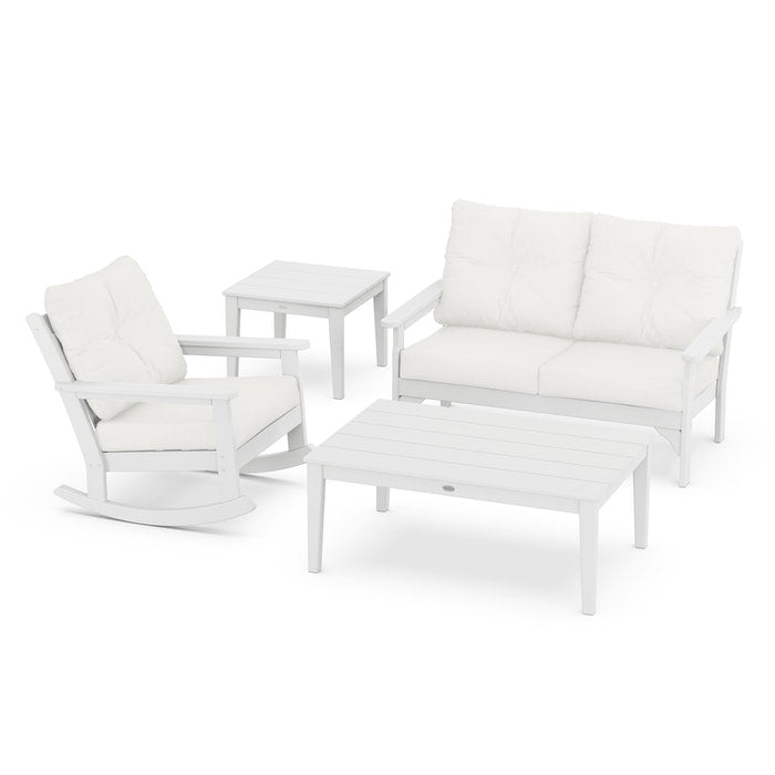 Vineyard 4-Piece Deep Seating Rocking Chair Set