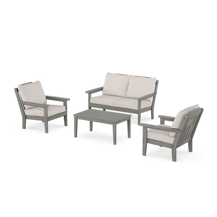 Country Living 4-Piece Deep Seating Set with Loveseat