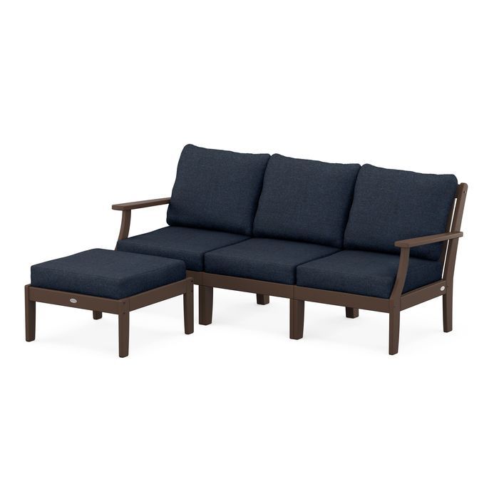 Braxton Modular 4-Piece Deep Seating Set with Ottoman