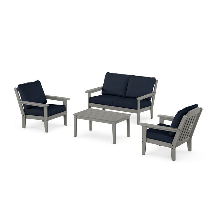Country Living 4-Piece Deep Seating Set with Loveseat