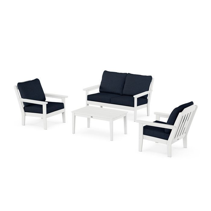 Country Living 4-Piece Deep Seating Set with Loveseat