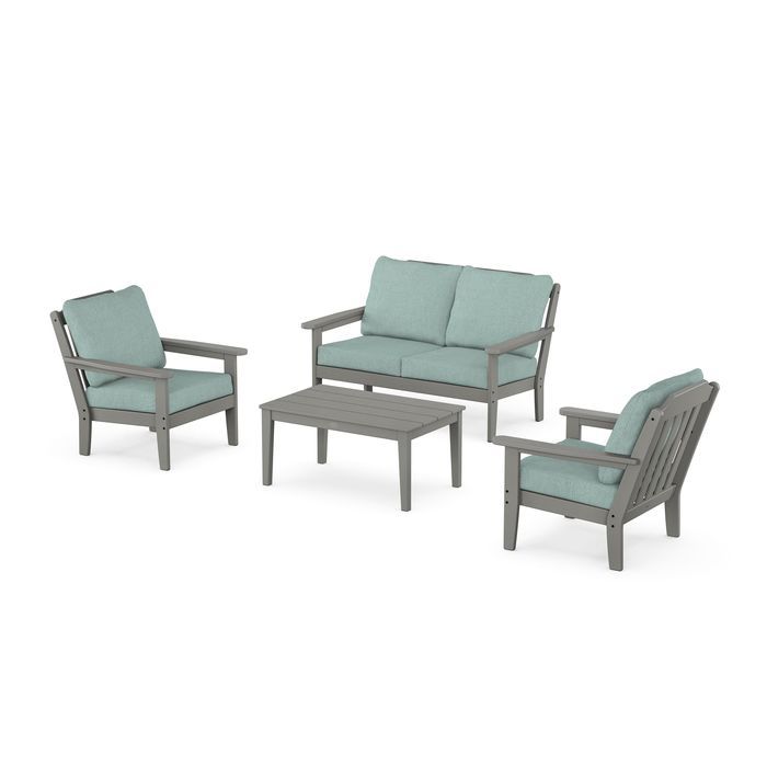 Country Living 4-Piece Deep Seating Set with Loveseat