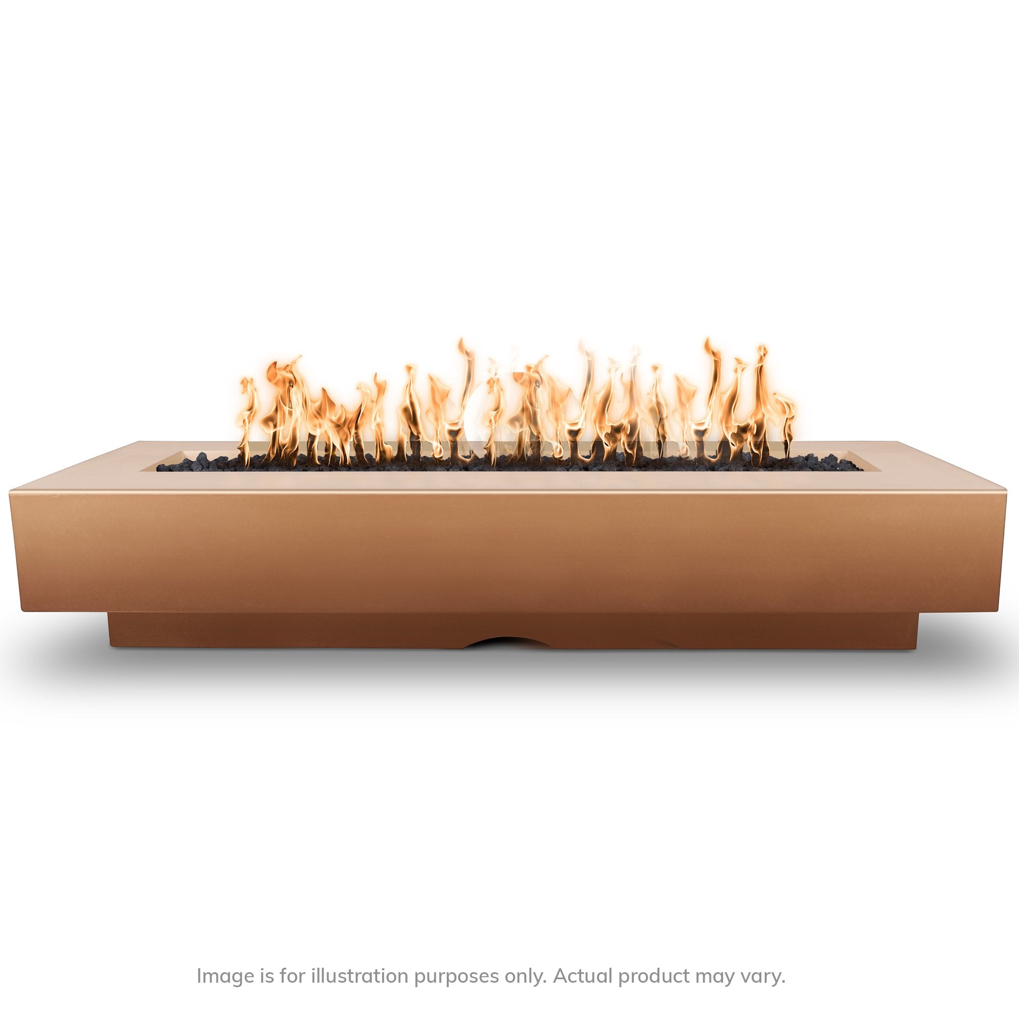 DEL MAR - MATCH LIT PROPANE WOOD GRAIN FIRE PIT