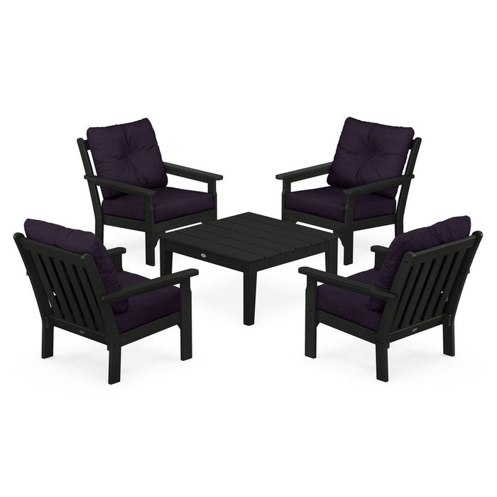 Vineyard 5-Piece Deep Seating Conversation Set