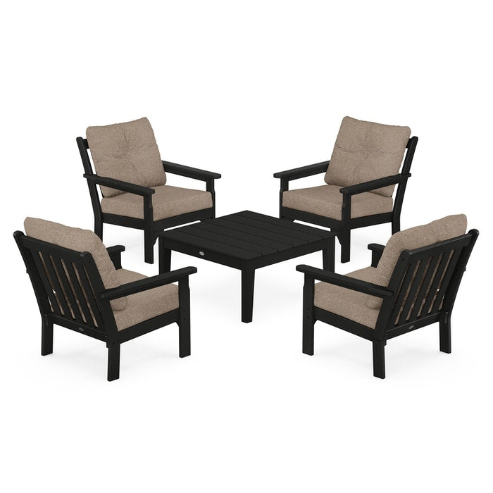 Vineyard 5-Piece Deep Seating Conversation Set