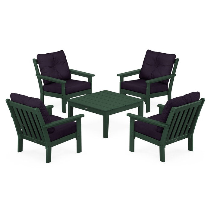 Vineyard 5-Piece Deep Seating Conversation Set