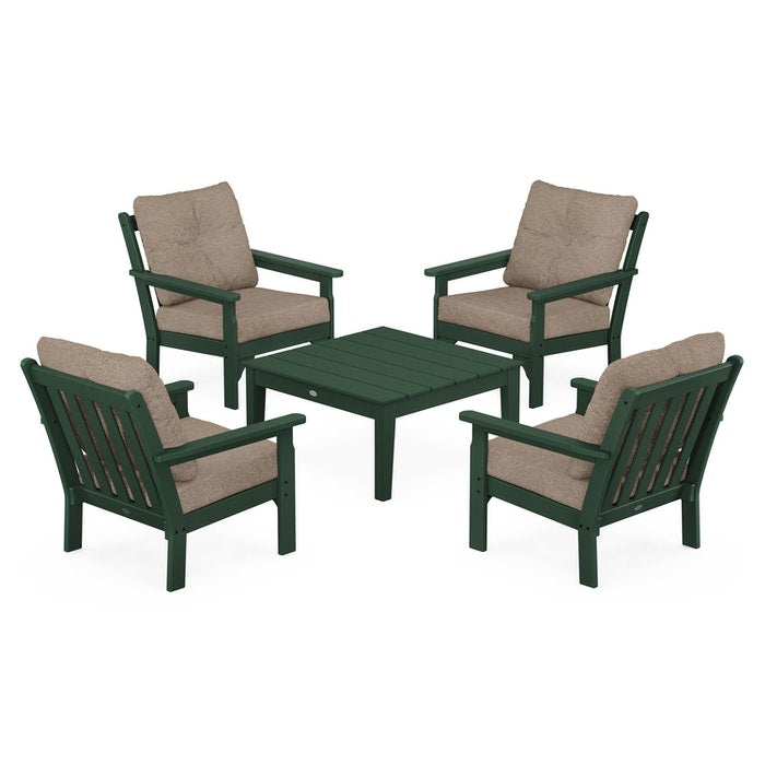 Vineyard 5-Piece Deep Seating Conversation Set