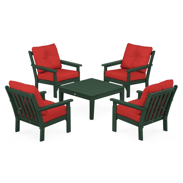 Vineyard 5-Piece Deep Seating Conversation Set