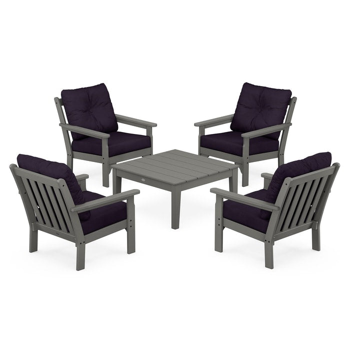 Vineyard 5-Piece Deep Seating Conversation Set