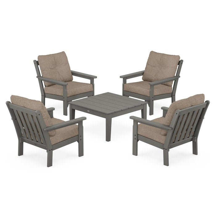 Vineyard 5-Piece Deep Seating Conversation Set