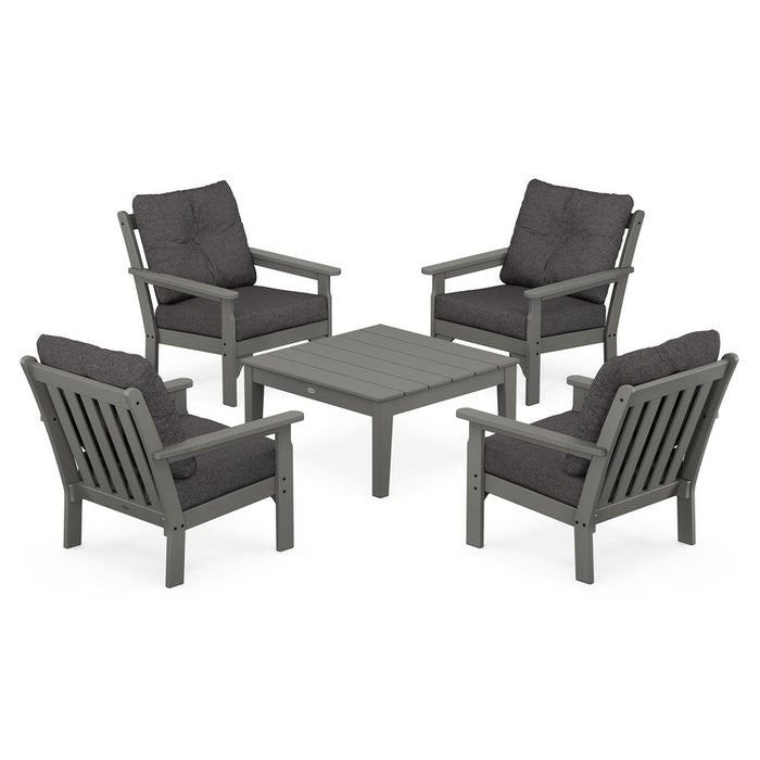 Vineyard 5-Piece Deep Seating Conversation Set