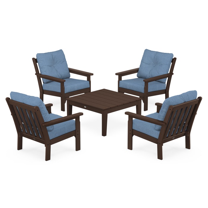 Vineyard 5-Piece Deep Seating Conversation Set