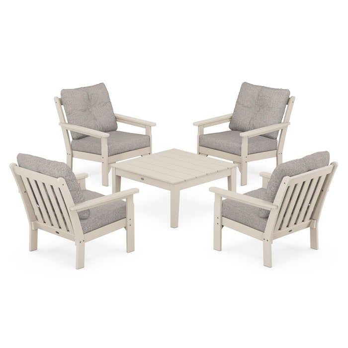 Vineyard 5-Piece Deep Seating Conversation Set
