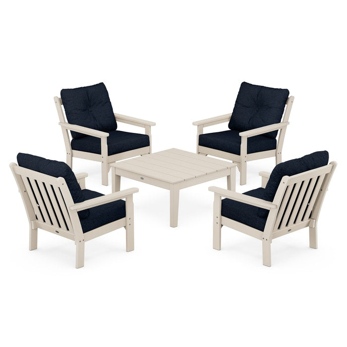 Vineyard 5-Piece Deep Seating Conversation Set