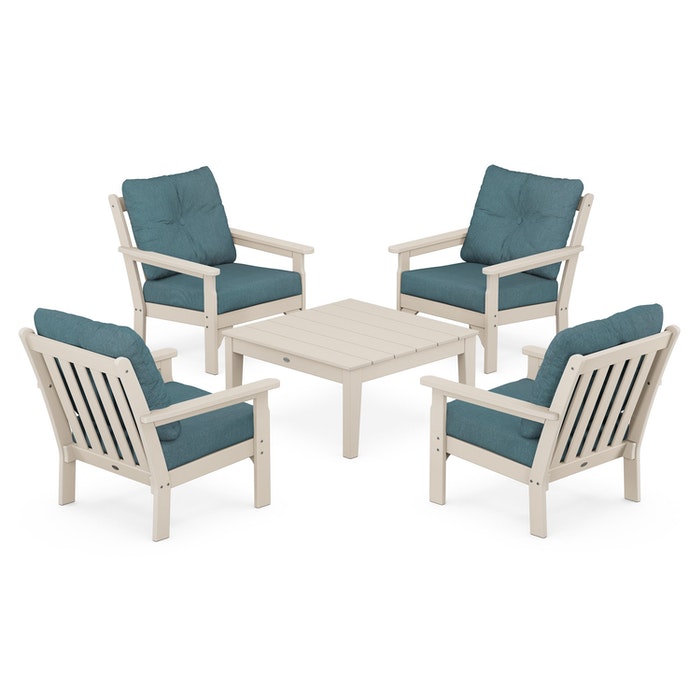 Vineyard 5-Piece Deep Seating Conversation Set