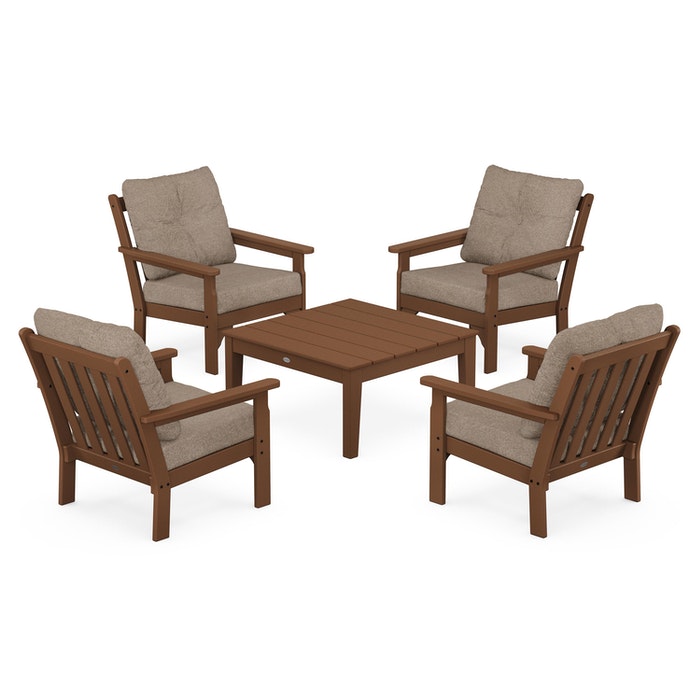 Vineyard 5-Piece Deep Seating Conversation Set