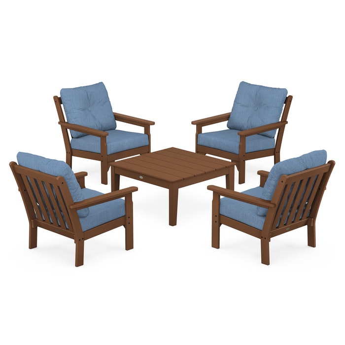 Vineyard 5-Piece Deep Seating Conversation Set