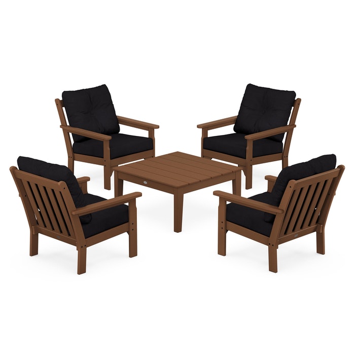Vineyard 5-Piece Deep Seating Conversation Set