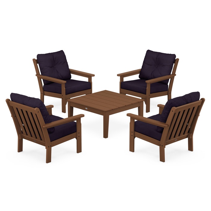 Vineyard 5-Piece Deep Seating Conversation Set
