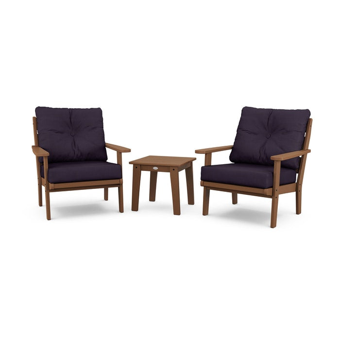 Lakeside 3-Piece Deep Seating Chair Set