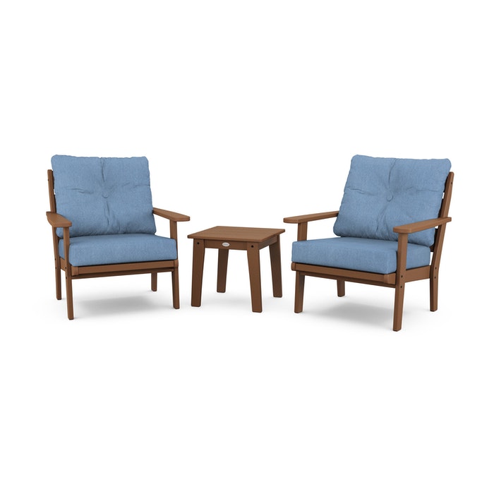 Lakeside 3-Piece Deep Seating Chair Set