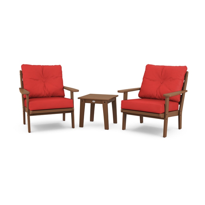 Lakeside 3-Piece Deep Seating Chair Set