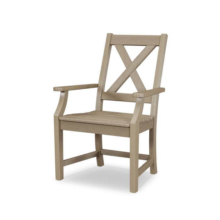 Braxton Dining Arm Chair in Vintage Finish