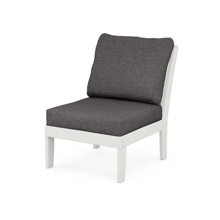 Braxton Modular Armless Chair in Vintage Finish