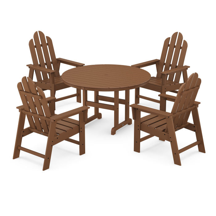 Long Island 5-Piece Round Farmhouse Dining Set