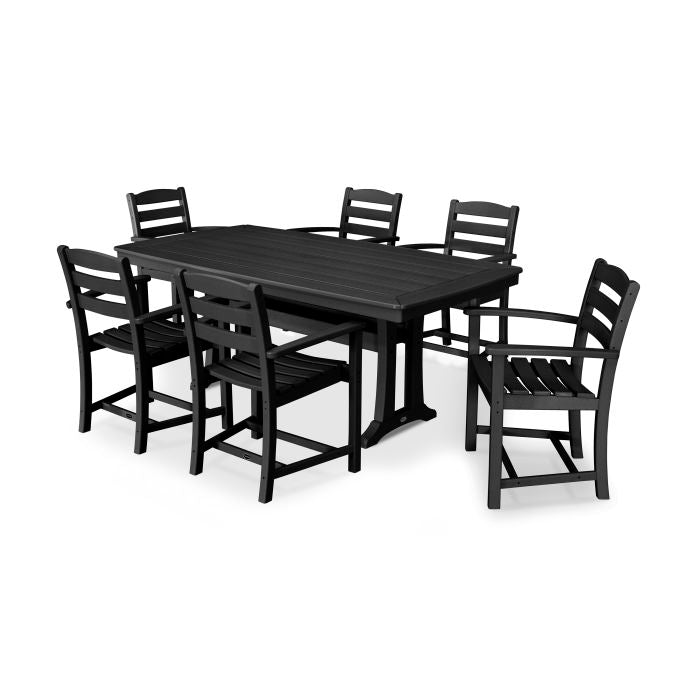 La Casa Café 7-Piece Arm Chair Dining Set