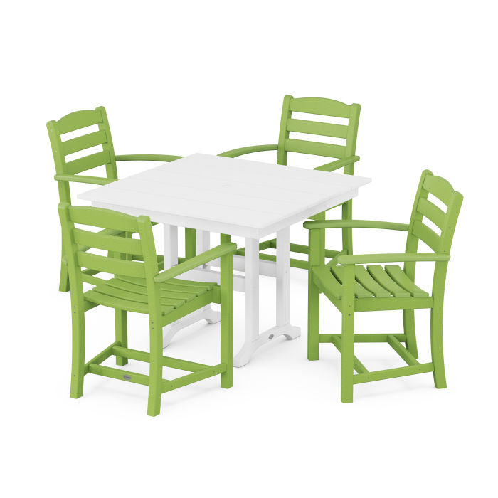 La Casa Café 5-Piece Farmhouse Dining Set