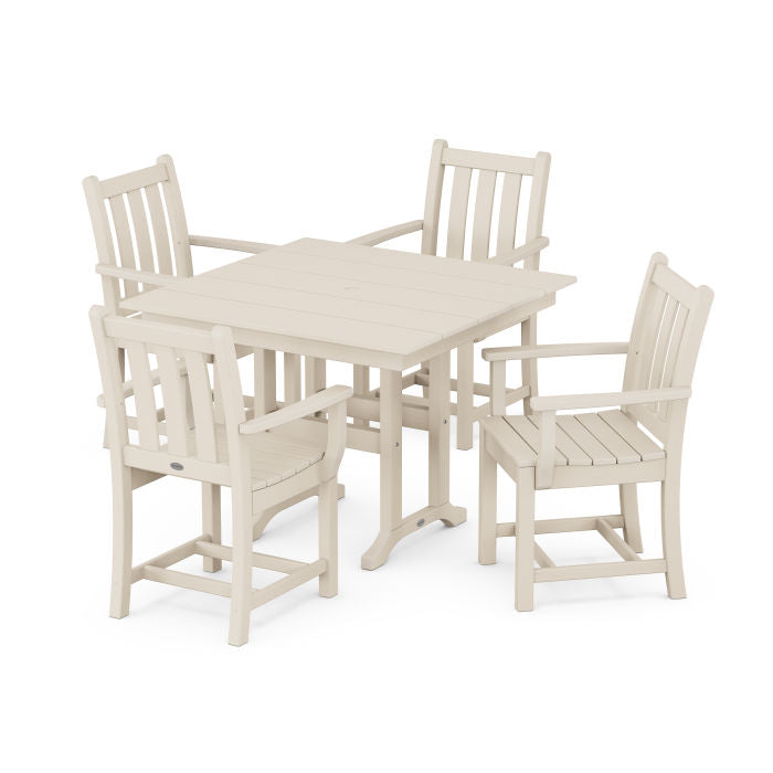 Traditional Garden 5-Piece Farmhouse Dining Set