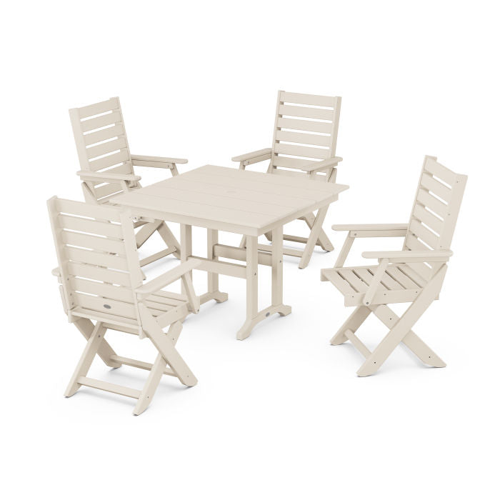 Captain 5-Piece Farmhouse Dining Set
