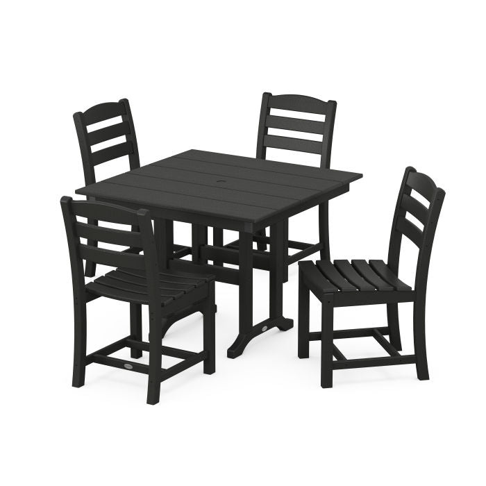 La Casa Café Side Chair 5-Piece Farmhouse Dining Set
