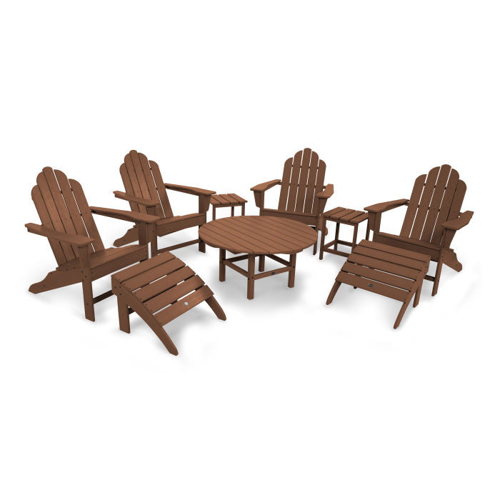 Long Island Adirondack 9-Piece Conversation Group