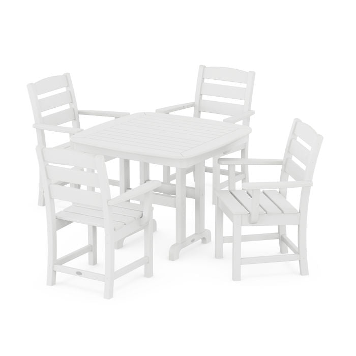 Lakeside 5-Piece Arm Chair Dining Set