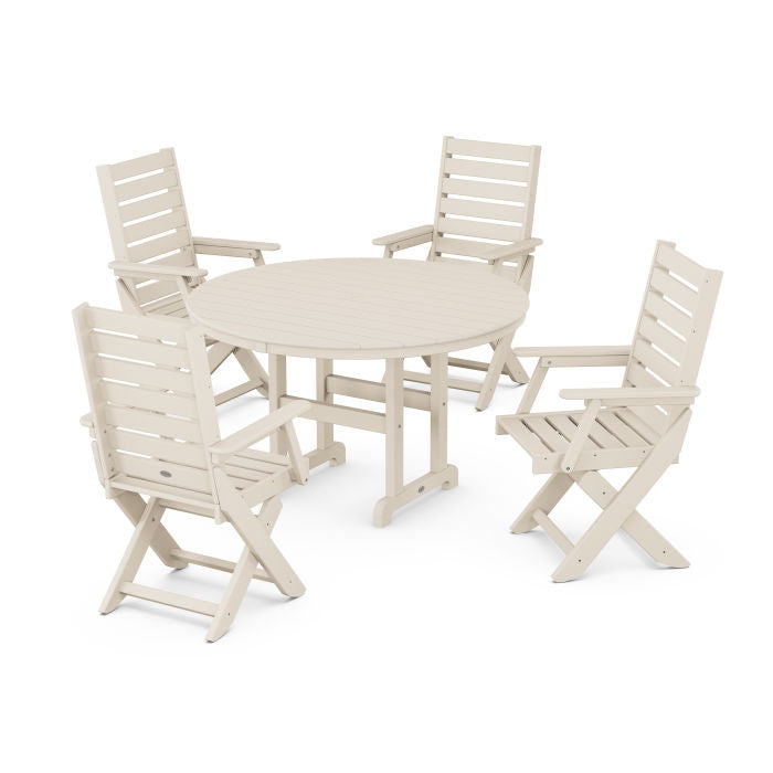 Captain 5-Piece Round Dining Set