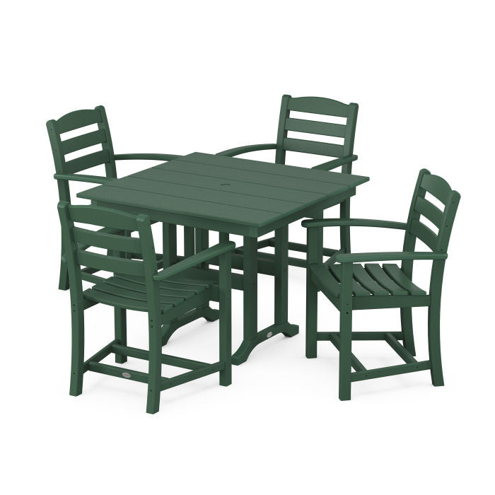 La Casa Café 5-Piece Farmhouse Dining Set
