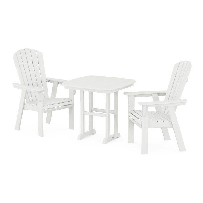 Nautical Adirondack 3-Piece Dining Set in Vintage Finish