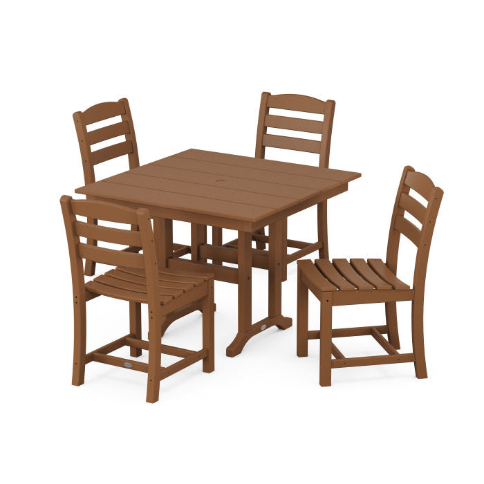La Casa Café Side Chair 5-Piece Farmhouse Dining Set