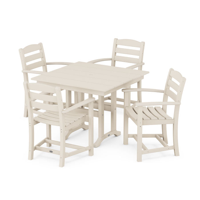 La Casa Café 5-Piece Farmhouse Dining Set