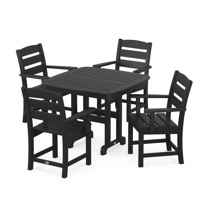 Lakeside 5-Piece Arm Chair Dining Set