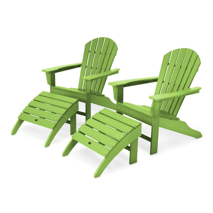 South Beach 4-Piece Adirondack Set
