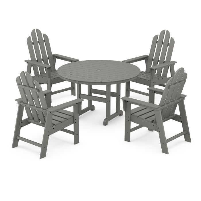 Long Island 5-Piece Round Farmhouse Dining Set